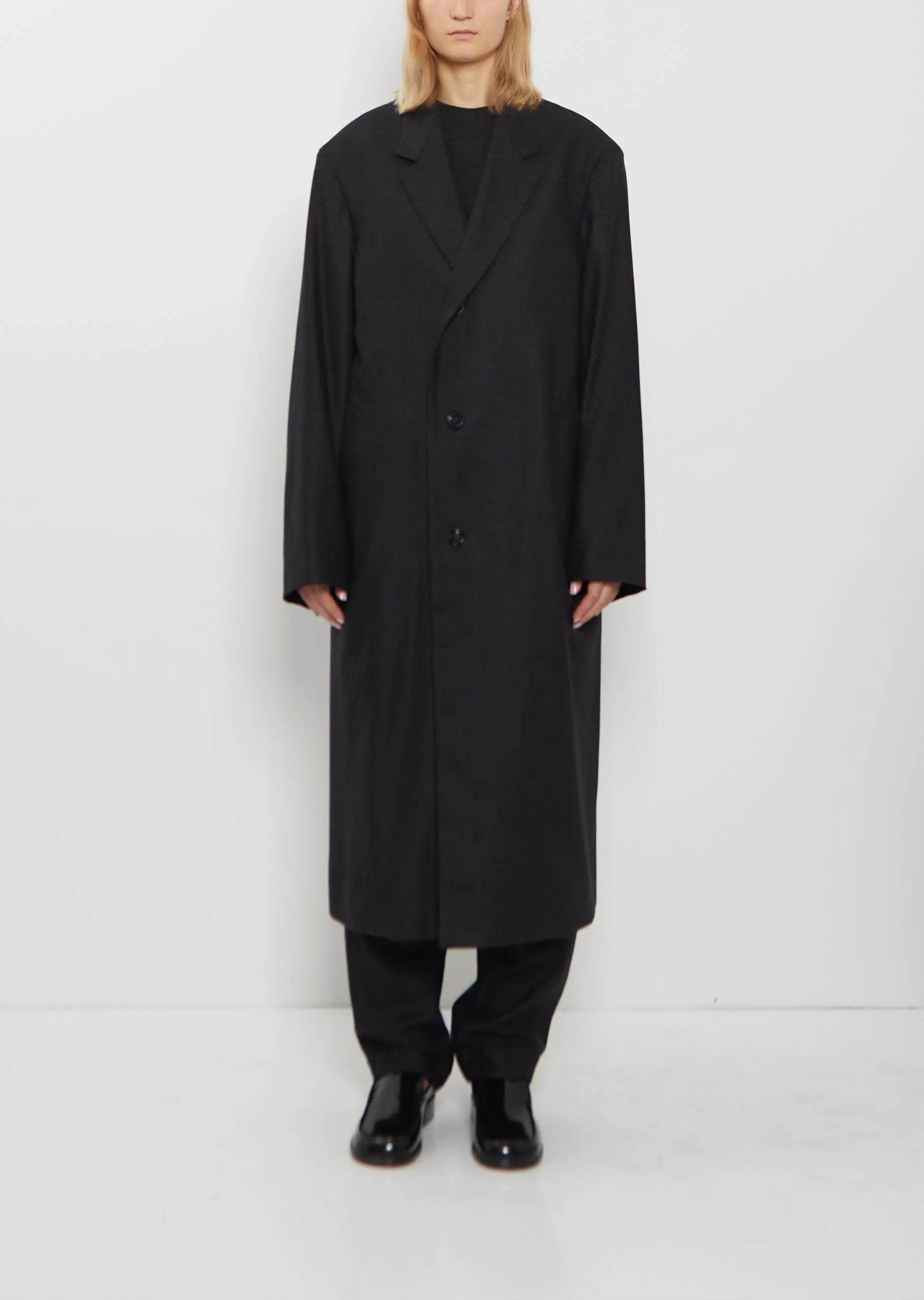 Soft Cashmere Chesterfield Coat sold by La Garconne