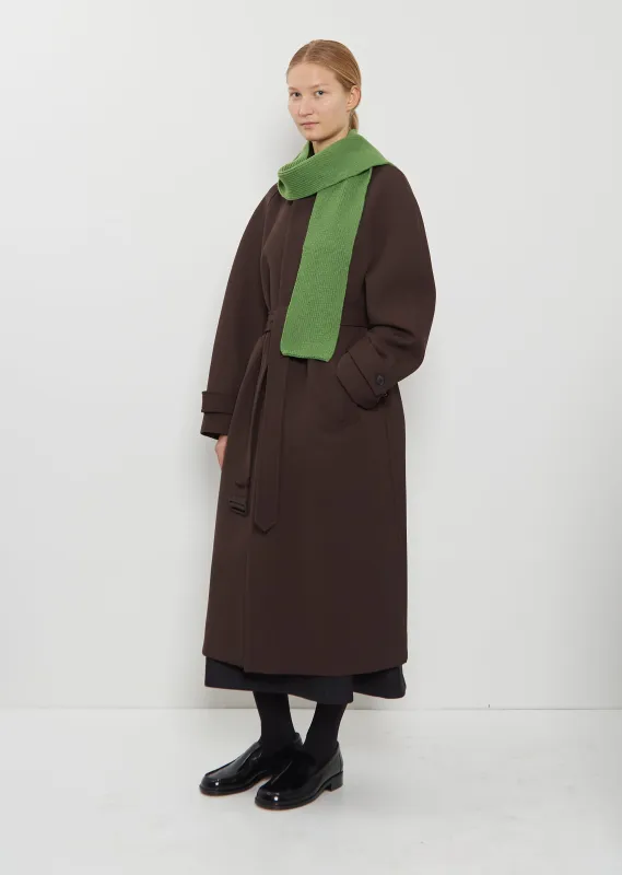 Light Cashmere Stole — Green made by Auralee