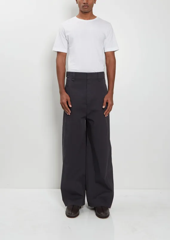 Maxi Utility Cotton Pants sold by La Garconne