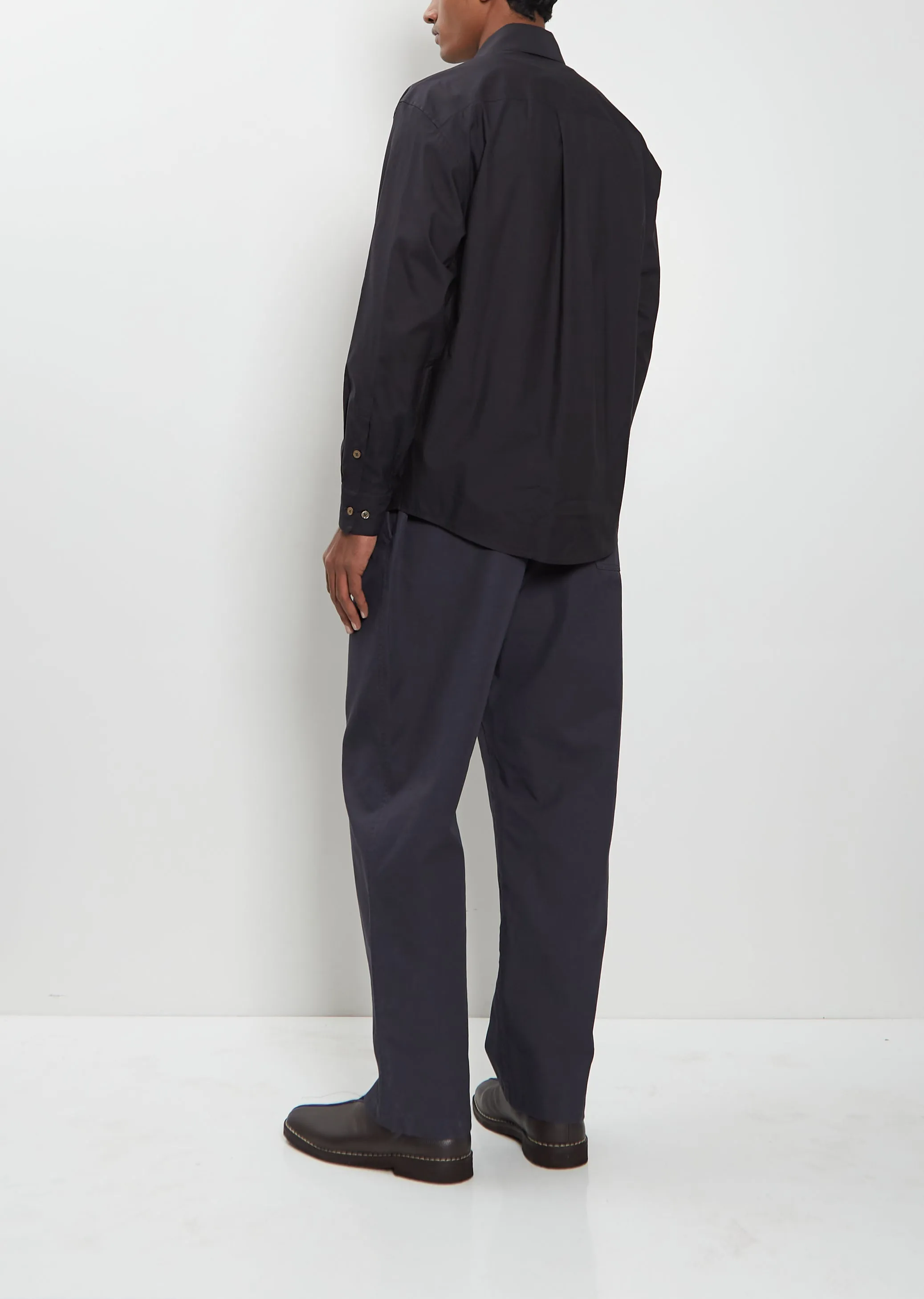 Regular Cotton Silk Shirt — Squid Ink sold by La Garconne product image thumbnail 3