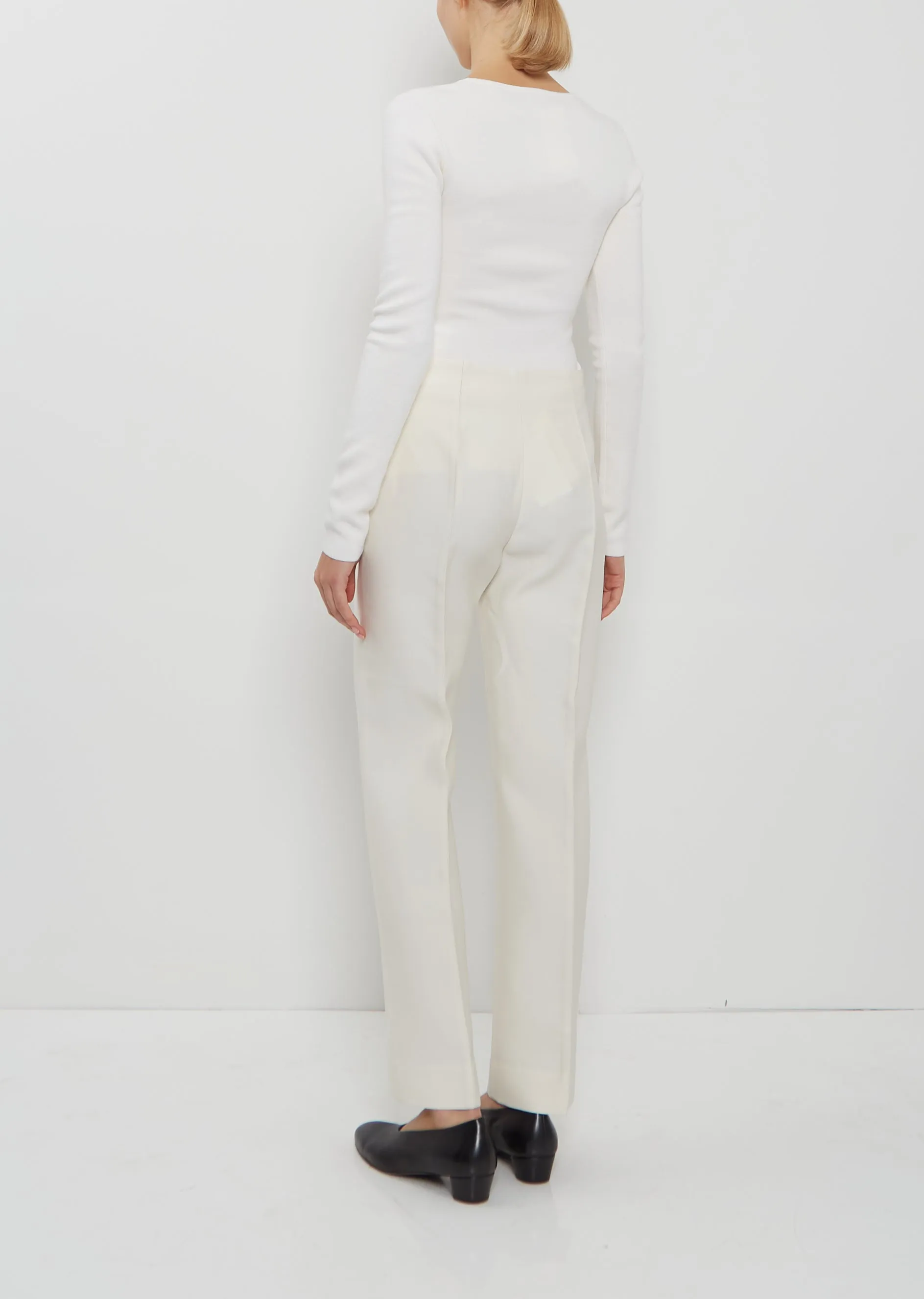 Evening Wool Silk Trousers sold by La Garconne product image thumbnail 3