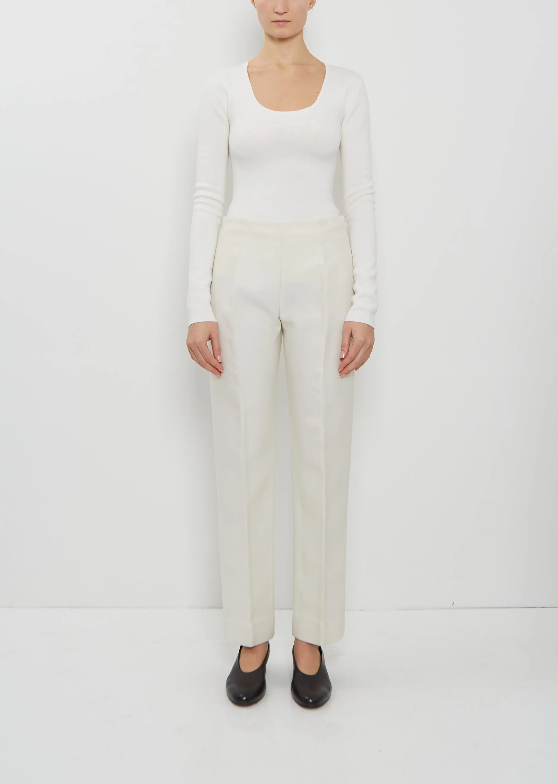 Evening Wool Silk Trousers sold by La Garconne