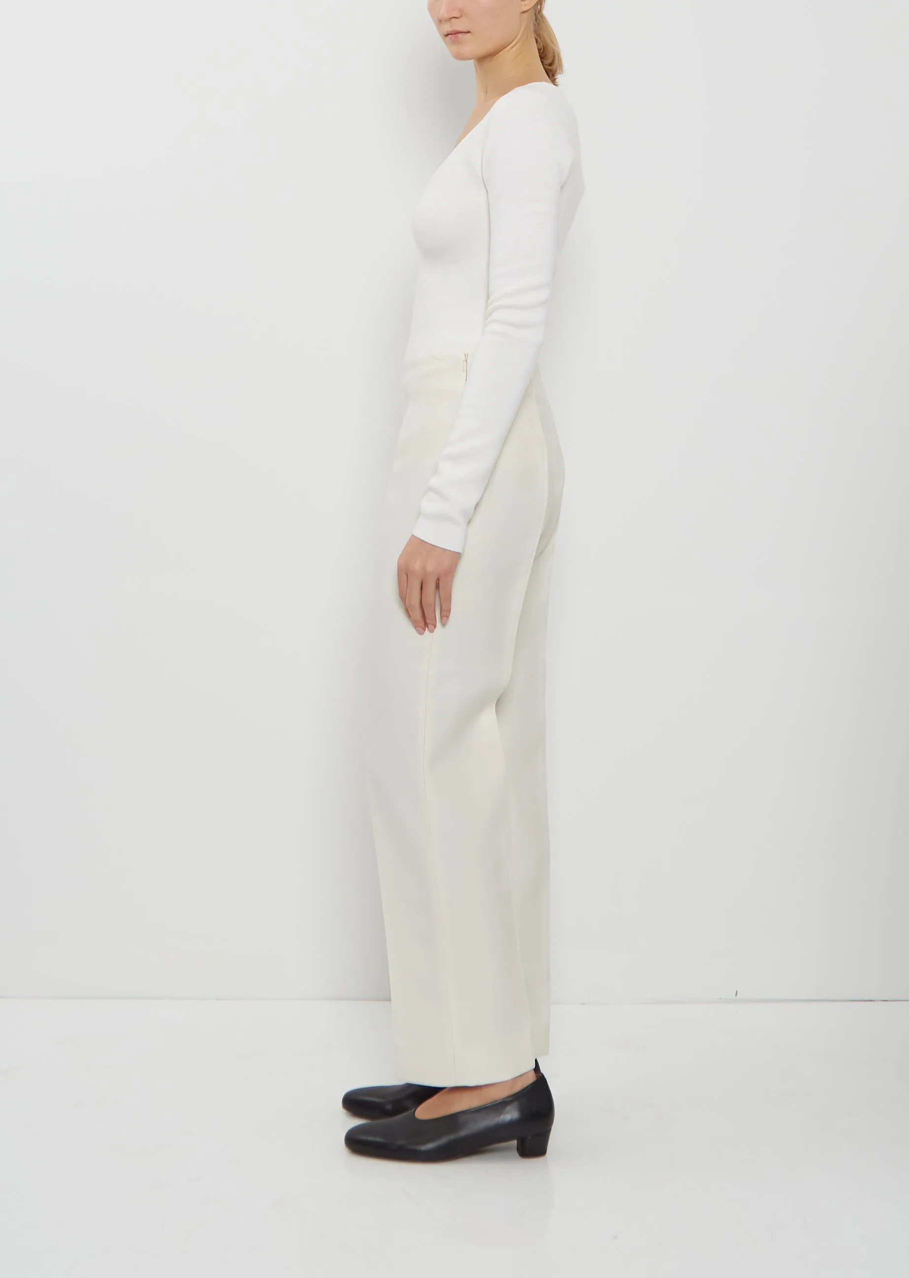 Evening Wool Silk Trousers sold by La Garconne product image thumbnail 2