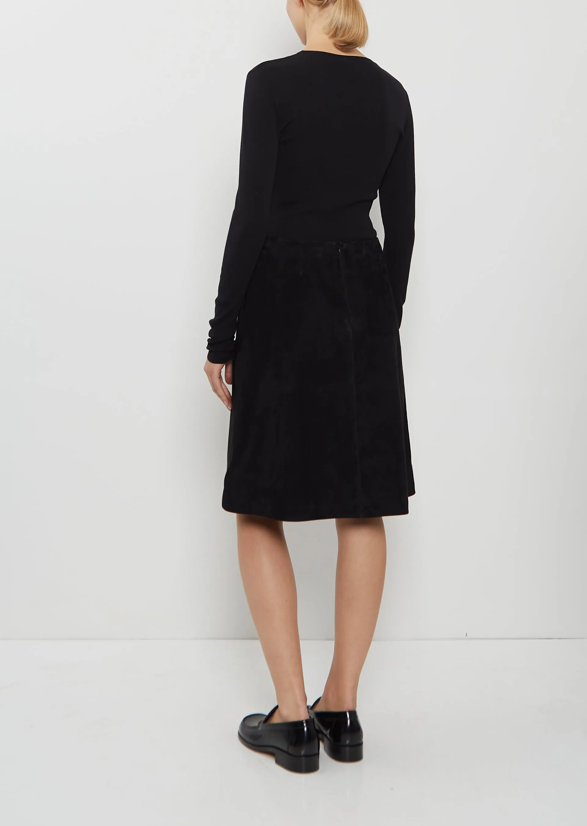 Suede A-Line Skirt sold by La Garconne product image thumbnail 3