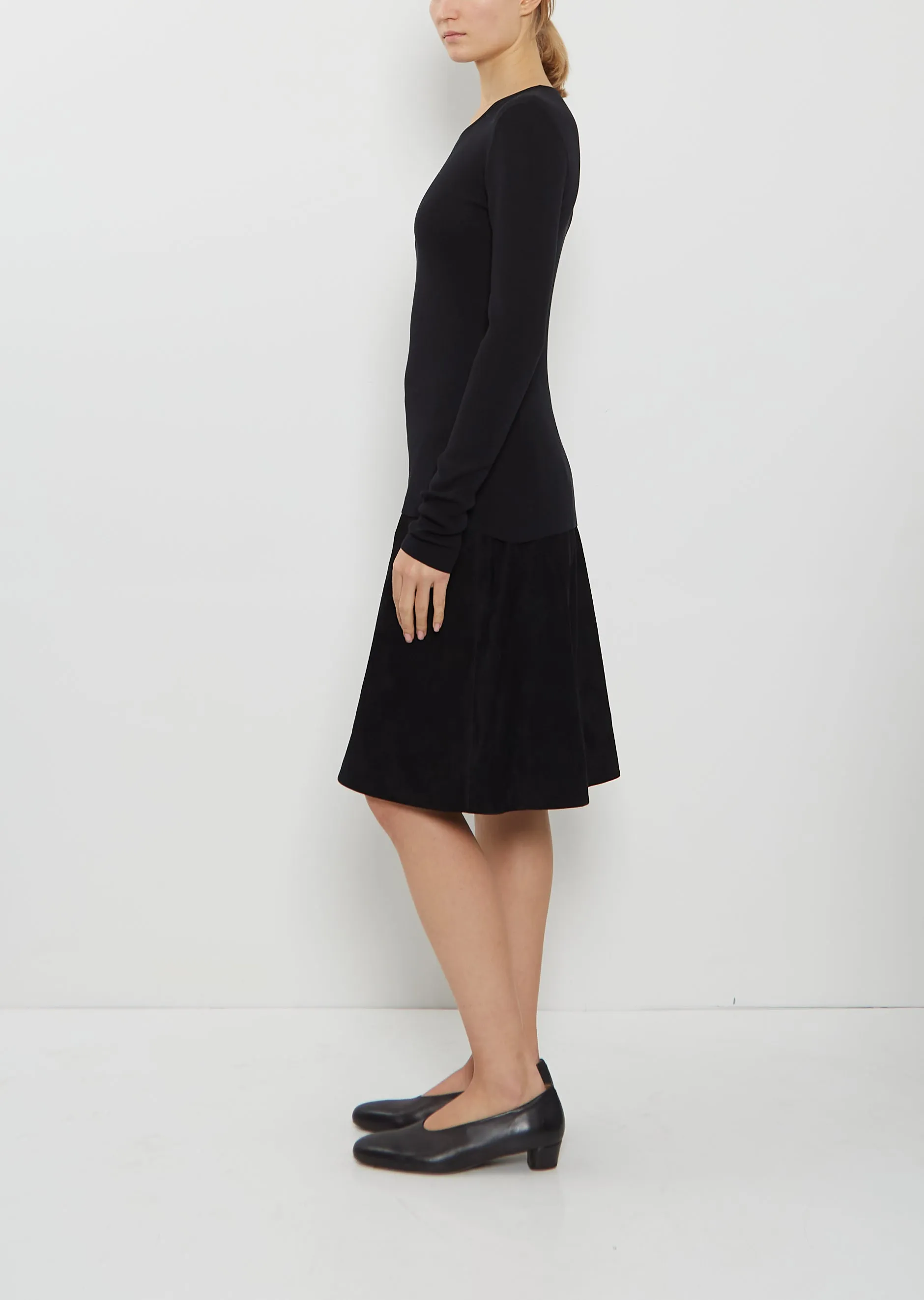 Suede A-Line Skirt sold by La Garconne product image thumbnail 2