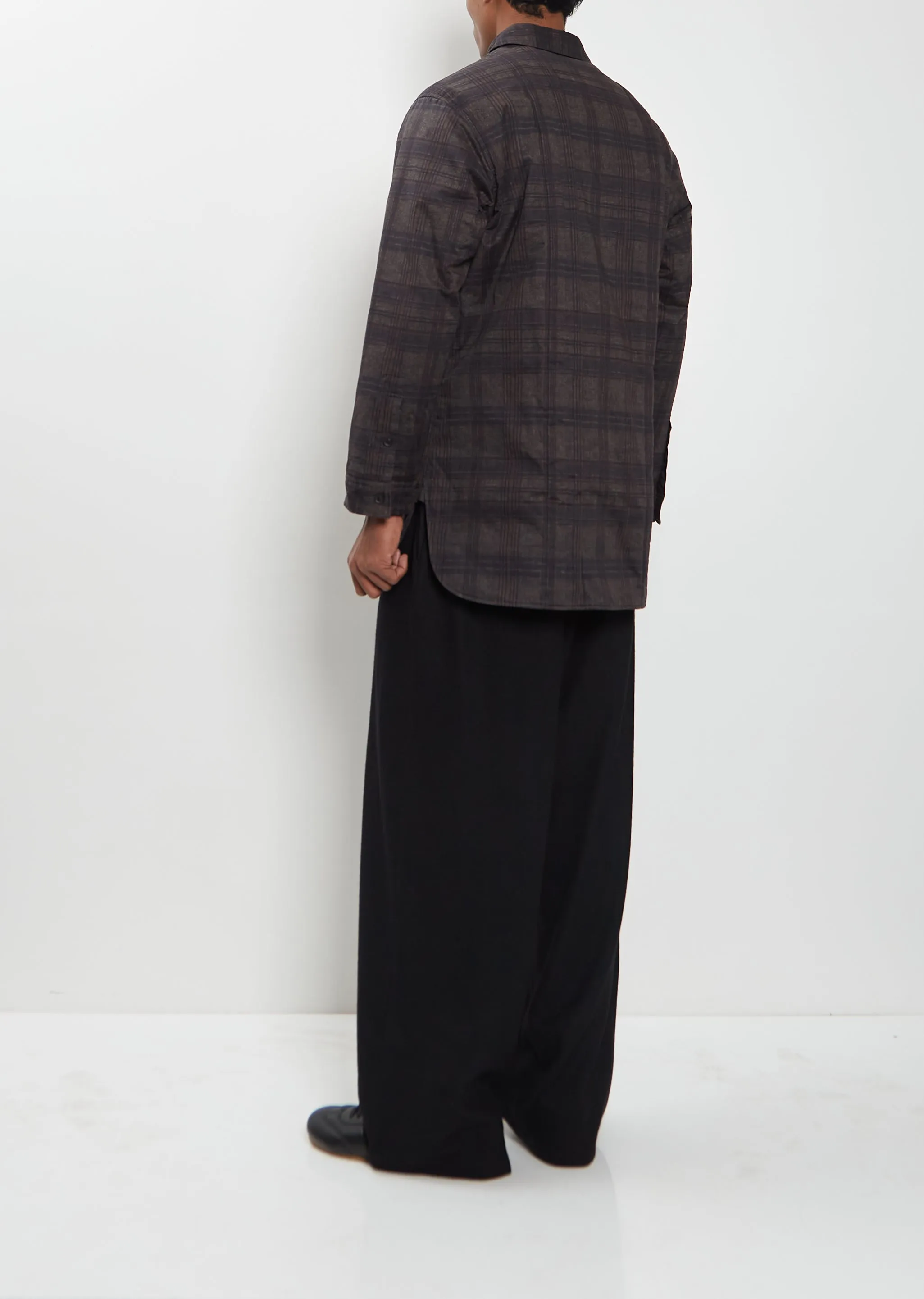 Plaid Padded Cotton Shirt sold by La Garconne product image thumbnail 3