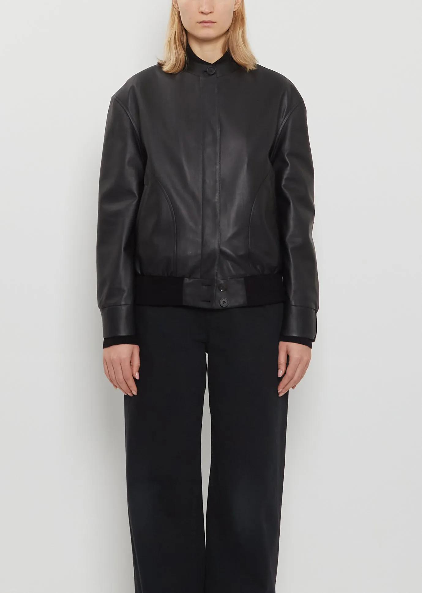 Elenora Leather Jacket sold by La Garconne