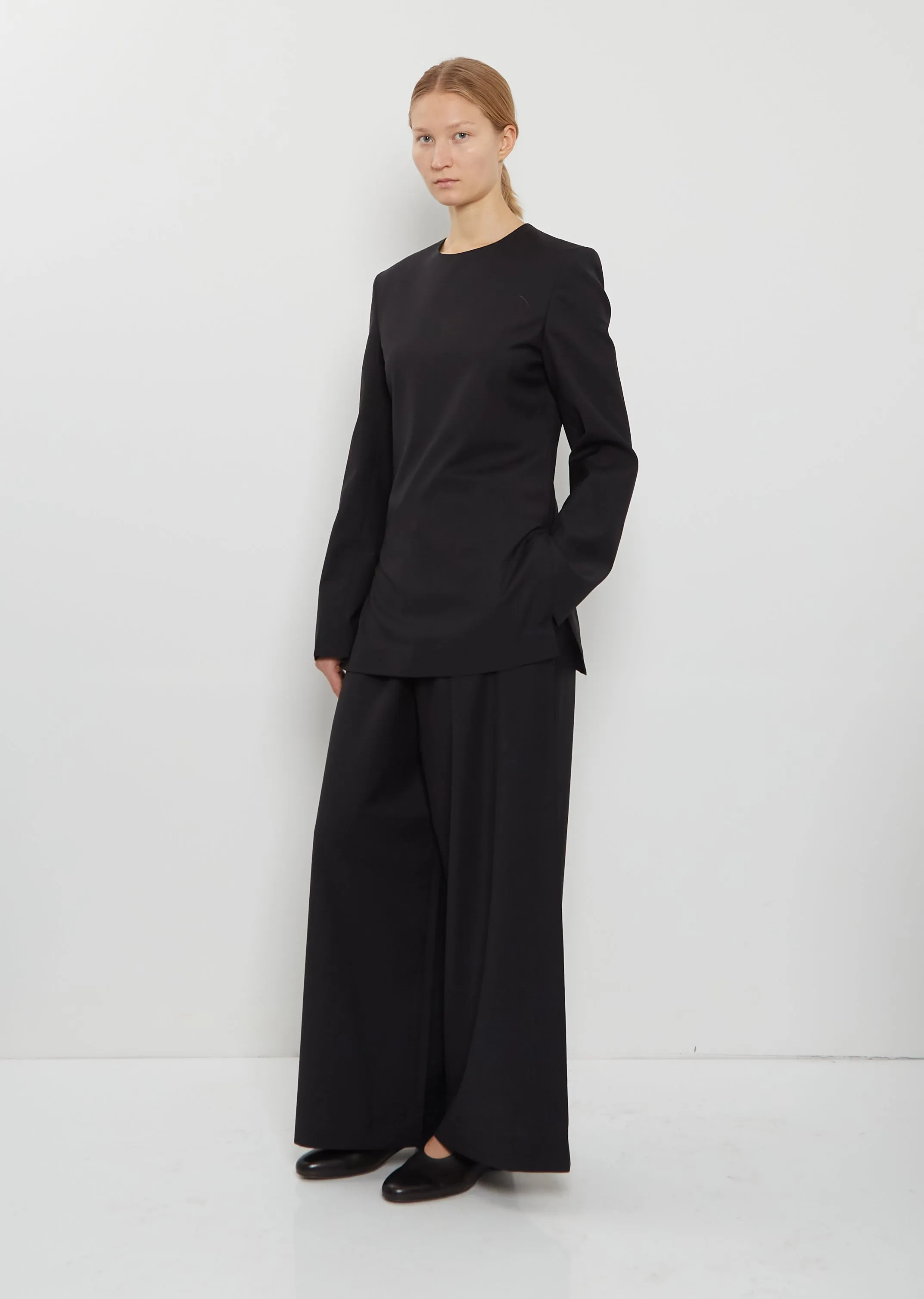 Tailored Dinner Wool Blouse sold by La Garconne product image thumbnail 4