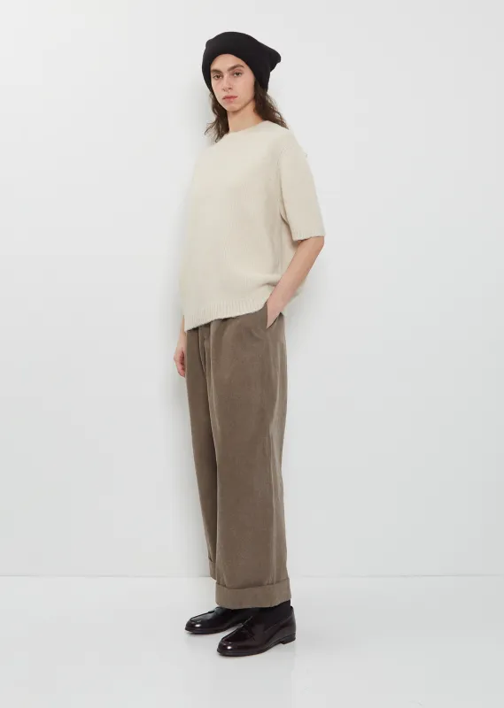 Carpenter Alpaca Hat — Black made by Lauren Manoogian