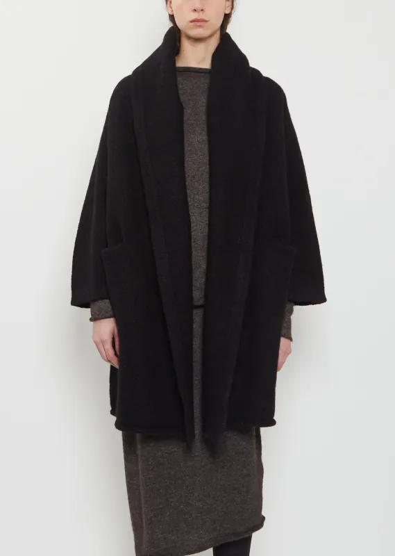 Capote Alpaca Coat sold by La Garconne