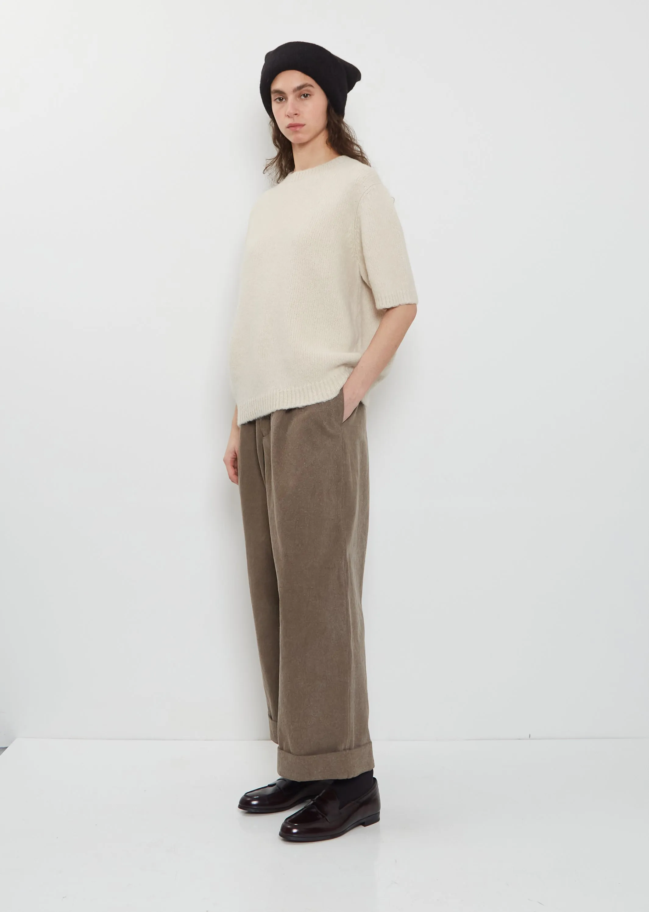 Cuffed Cotton Canvas Pants sold by La Garconne product image thumbnail 4