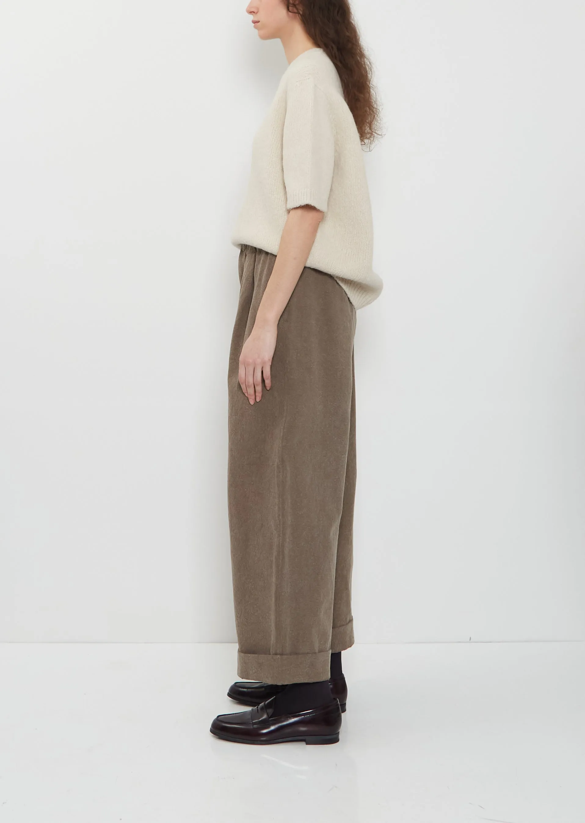 Cuffed Cotton Canvas Pants sold by La Garconne product image thumbnail 2