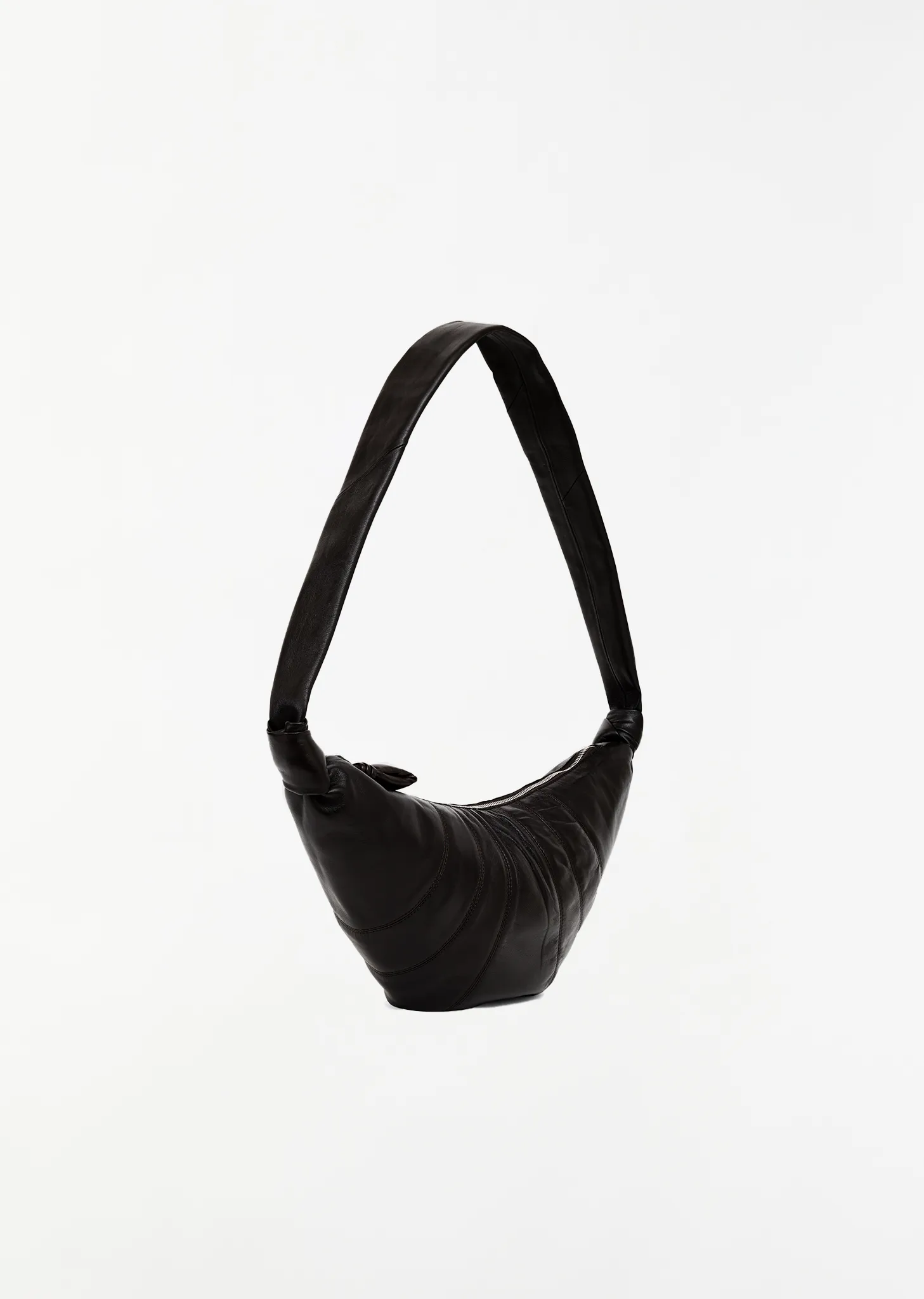 Medium Croissant Bag — Dark Chocolate sold by La Garconne product image thumbnail 2