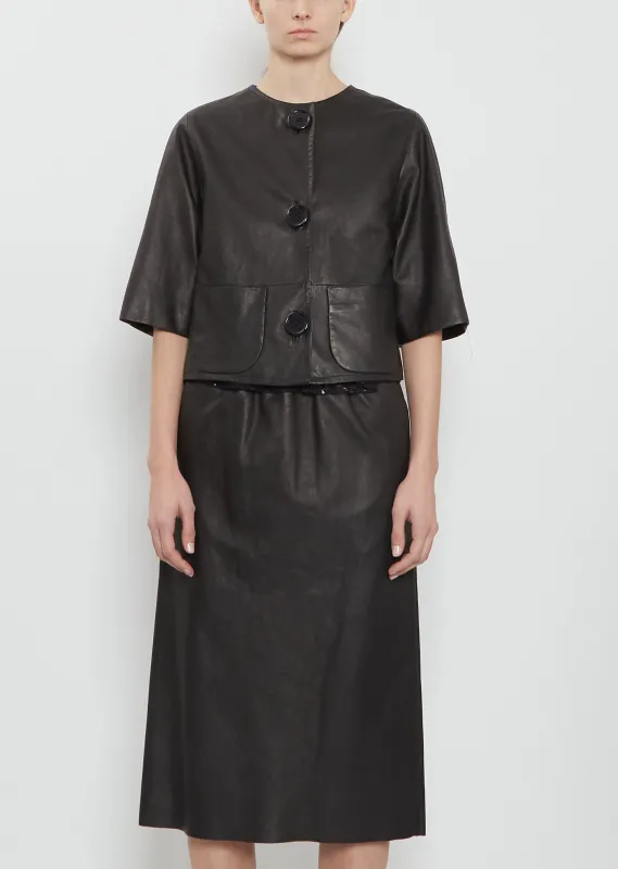 Doll Leather Jacket sold by La Garconne