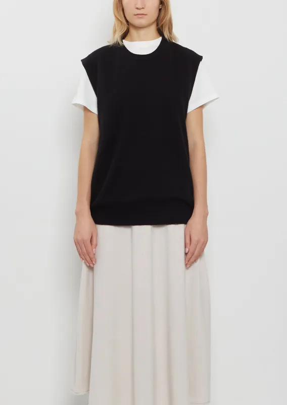 n°455 Bos Cashmere Top — Raven sold by La Garconne