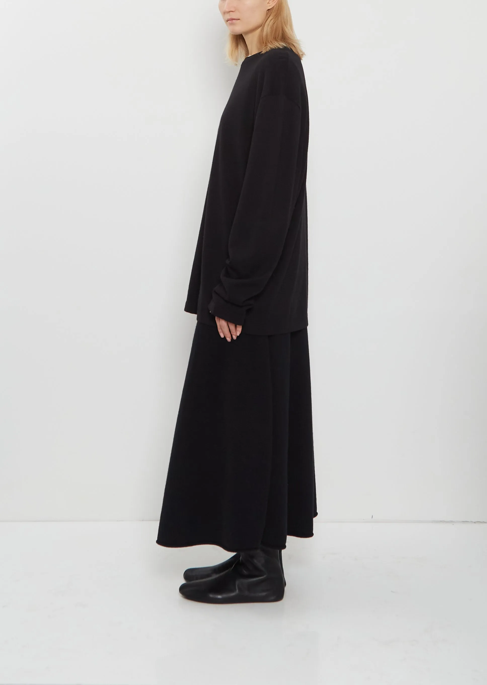 n°452 Rock Cotton Cashmere Top — Raven sold by La Garconne product image thumbnail 2