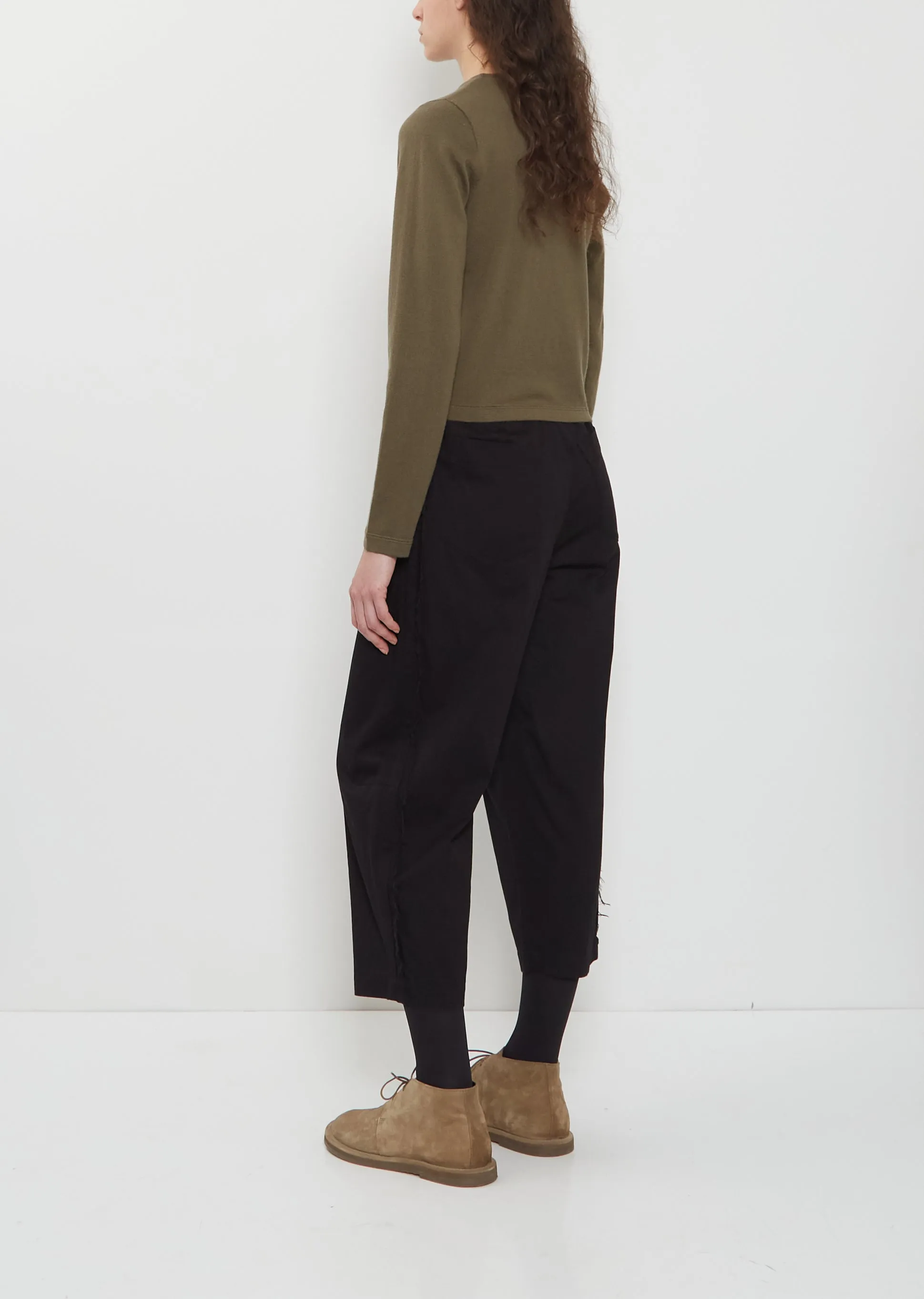 n°451 Lisa Cotton Cashmere Top — Army sold by La Garconne product image thumbnail 3