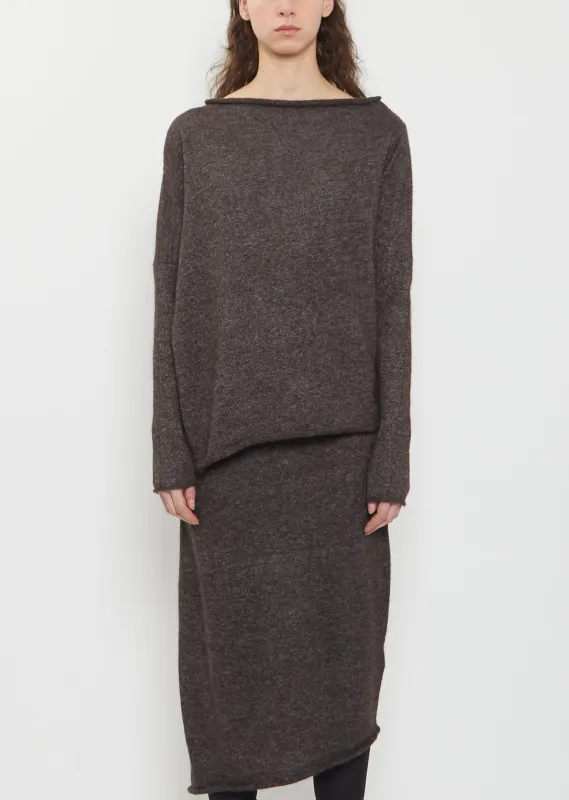 Askew Alpaca Blend Boatneck sold by La Garconne