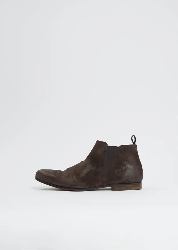 Reigate Distressed Suede Boot sold by La Garconne