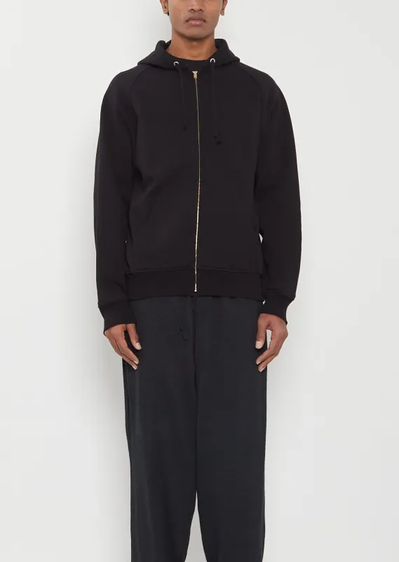 Cotton Fleece Zip Parka sold by La Garconne