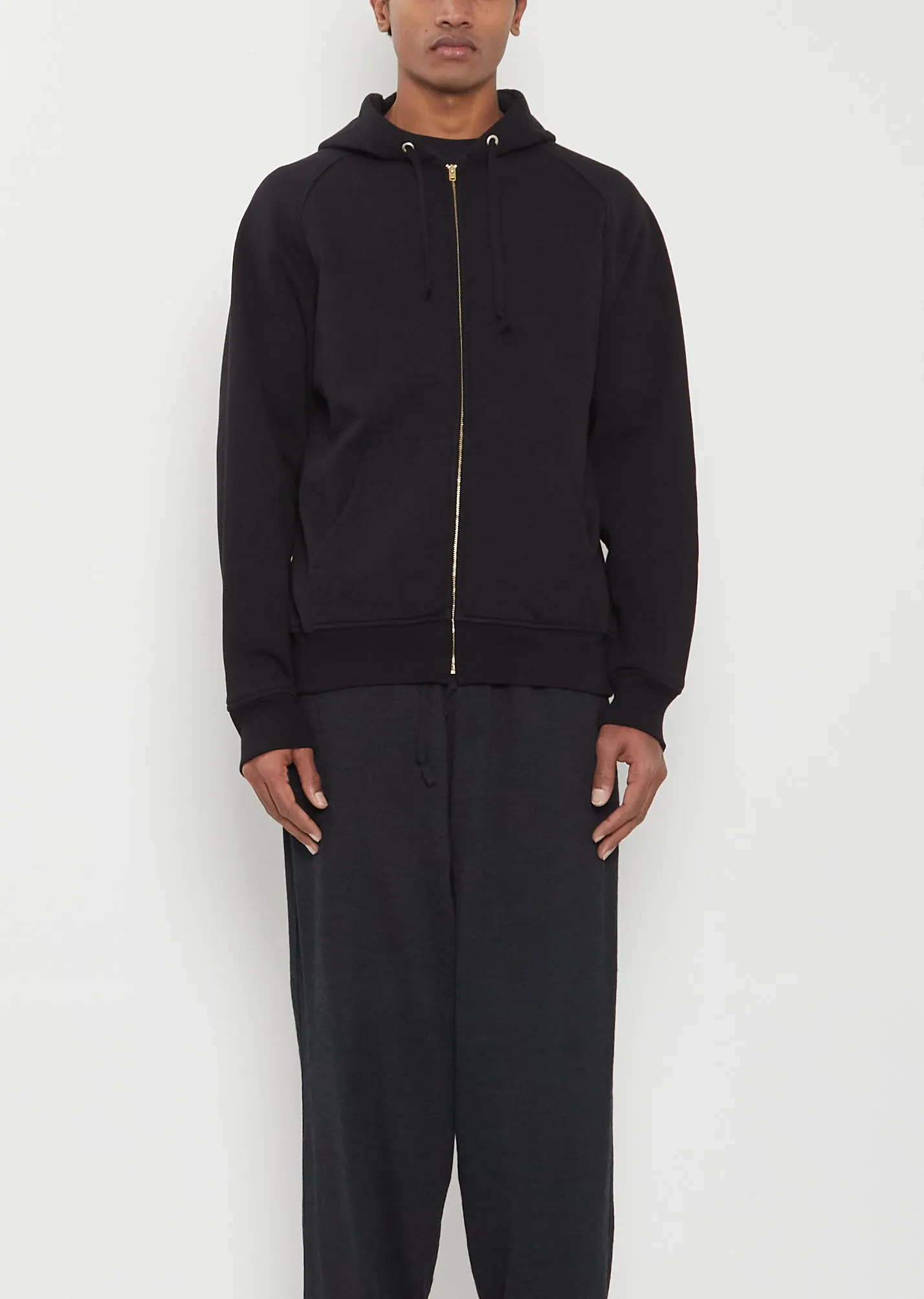 Cotton Fleece Zip Parka sold by La Garconne