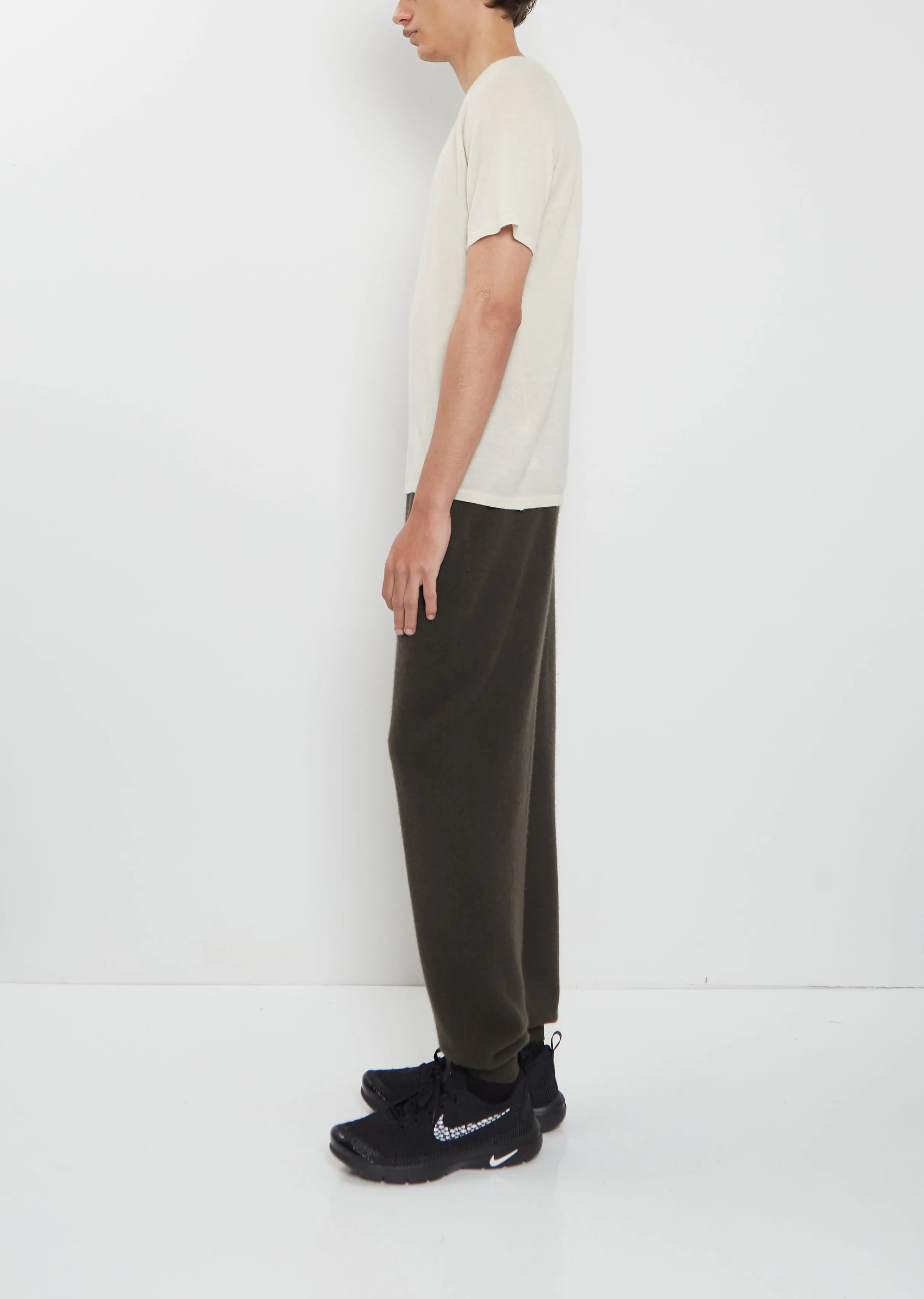 Raglan Cashmere T-Shirt Mono — Chalk sold by La Garconne product image thumbnail 2