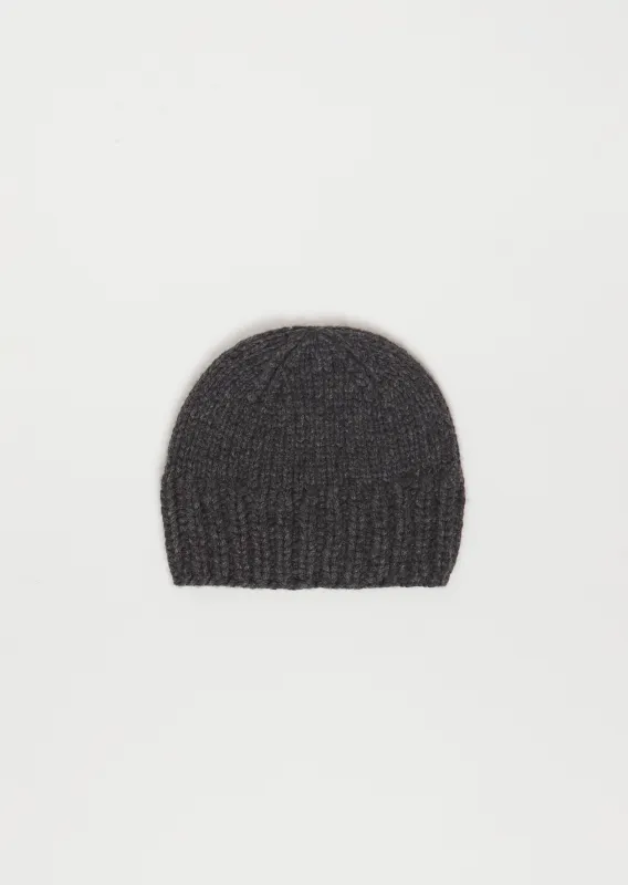 Paula Cashmere Beanie — Anthrazit sold by La Garconne
