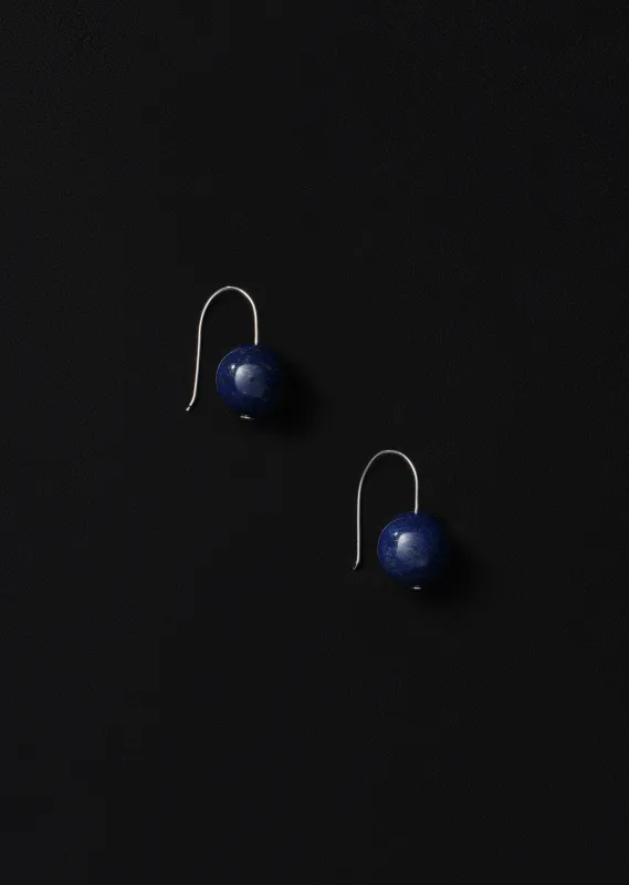 Venus Lapis Earrings sold by La Garconne