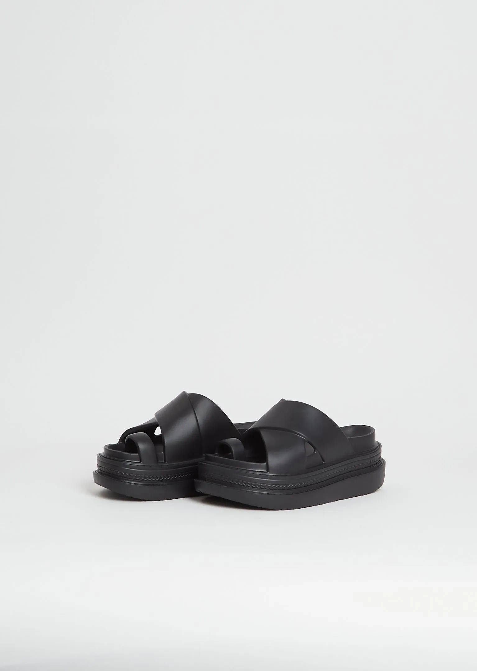 Foam Multiple Sole Sandals — Black sold by La Garconne product image thumbnail 2