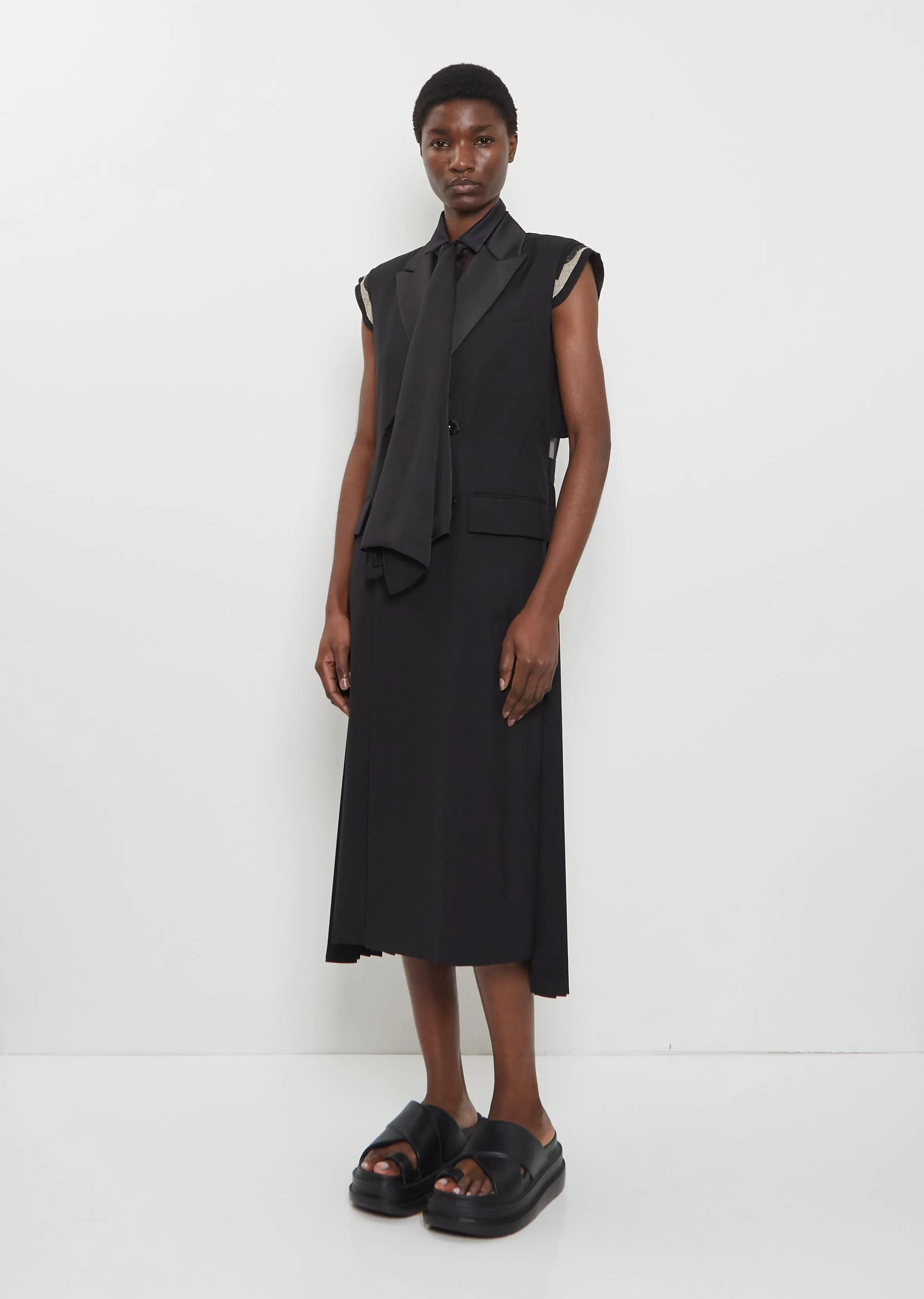 Foam Multiple Sole Sandals — Black sold by La Garconne product image thumbnail 4