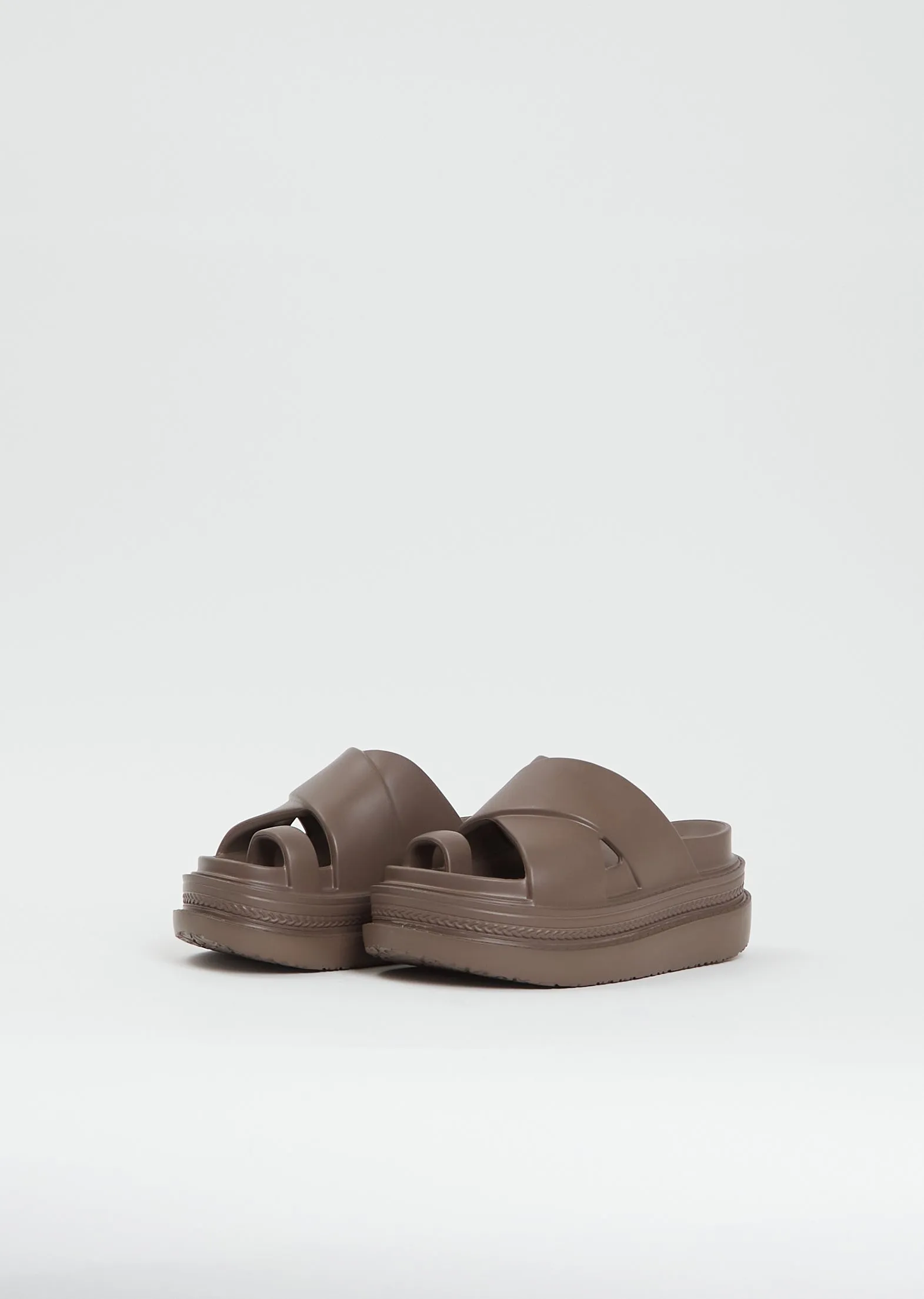 Foam Multiple Sole Sandals — Brown sold by La Garconne product image thumbnail 2