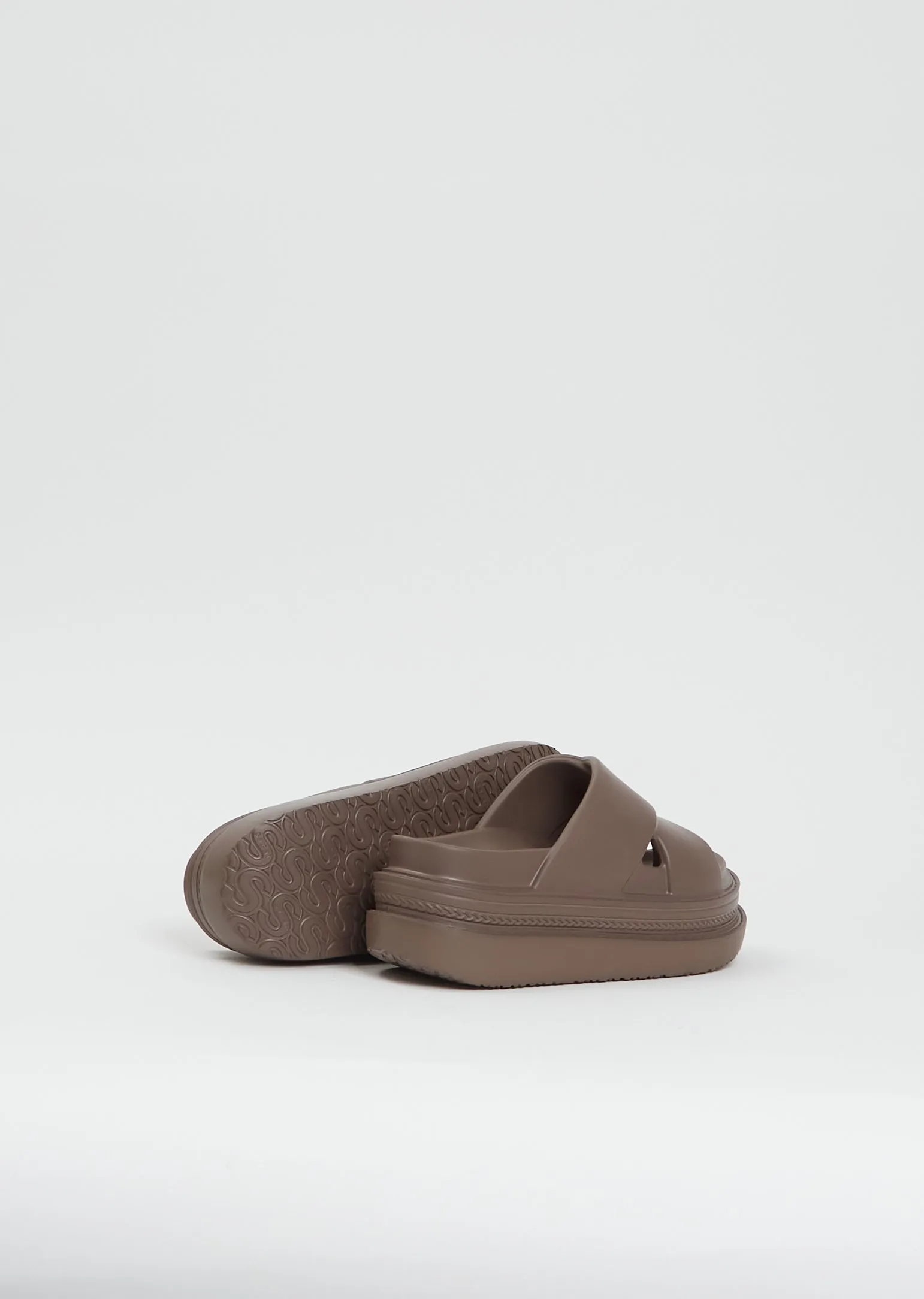 Foam Multiple Sole Sandals — Brown sold by La Garconne product image thumbnail 3