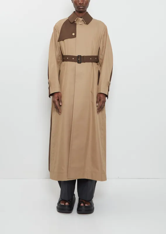 Cotton Gabardine Trench Coat made by Sacai