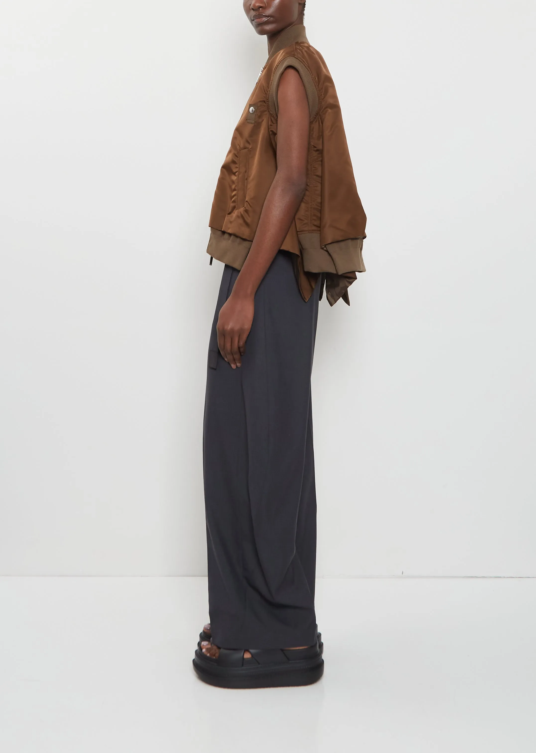 Nylon Twill Vest sold by La Garconne product image thumbnail 2