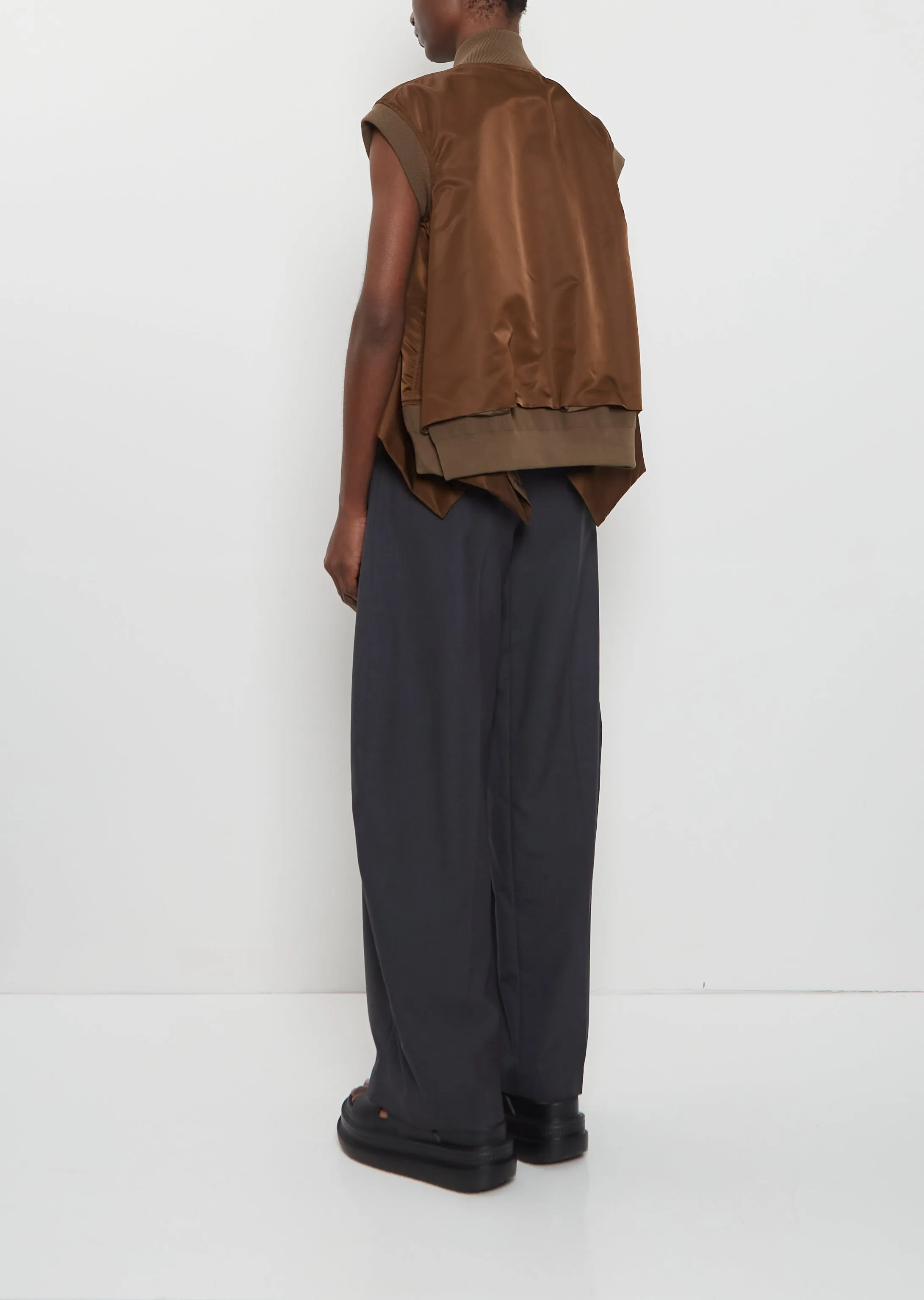 Nylon Twill Vest sold by La Garconne product image thumbnail 3