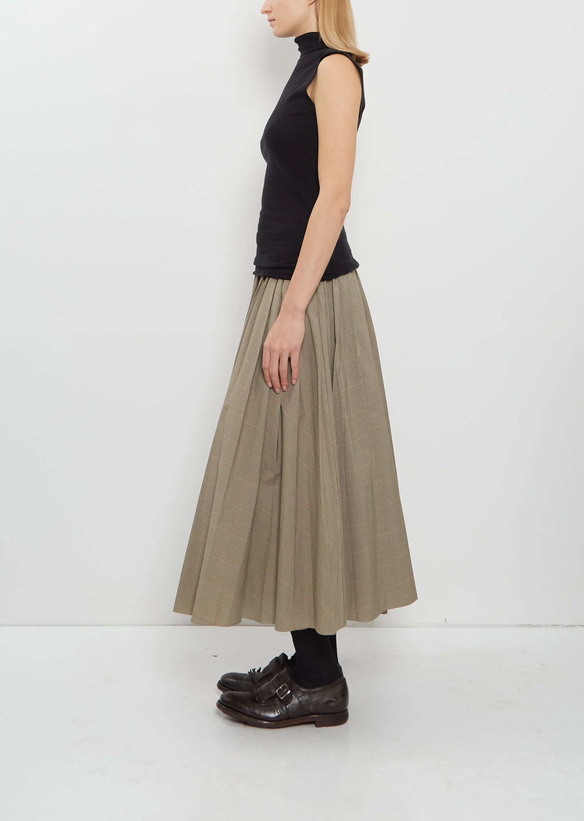 Roll-Neck Merino Wool Tank — Black sold by La Garconne product image thumbnail 2