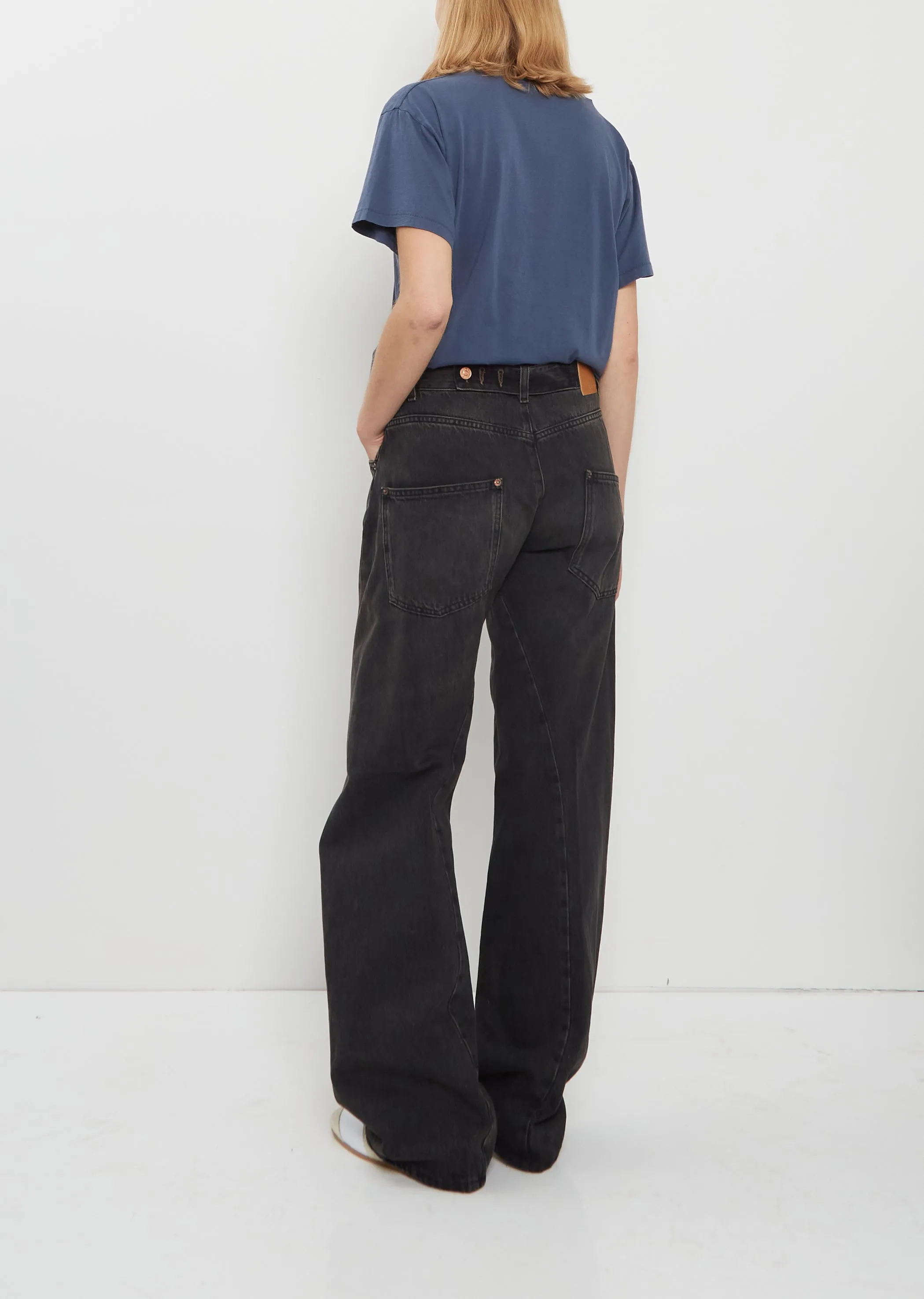 Big Twisted Seam Cotton Jean sold by La Garconne product image thumbnail 3