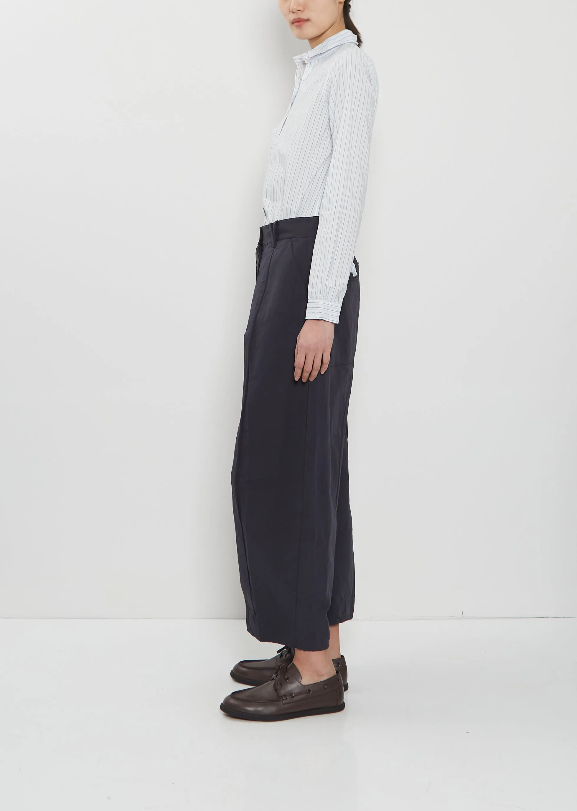 Sandra Cotton Linen Pants — Night sold by La Garconne product image thumbnail 2