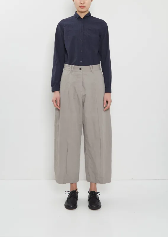 Sandra Cotton Linen Pants — Mink made by Bergfabel