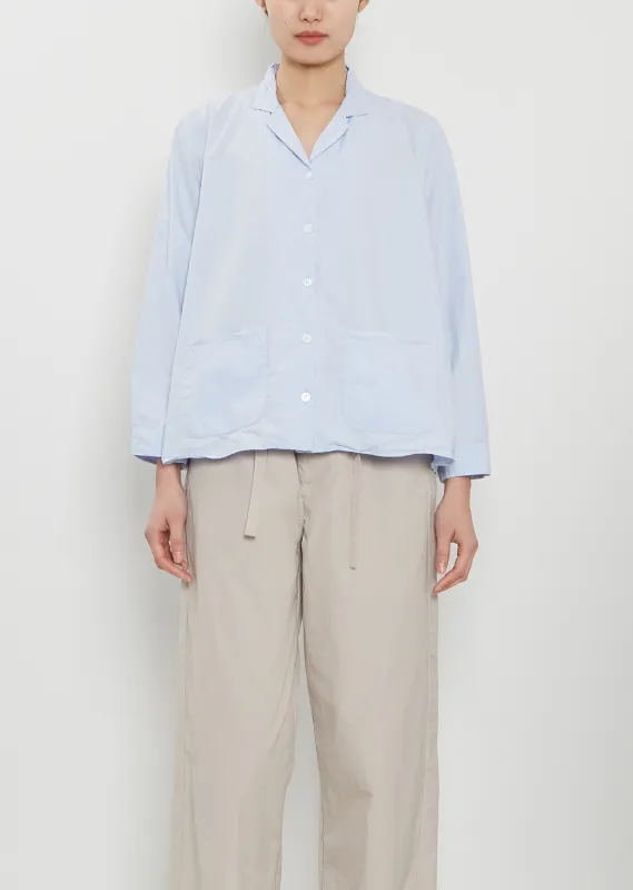 Jenny Cotton Shirt — Sax sold by La Garconne