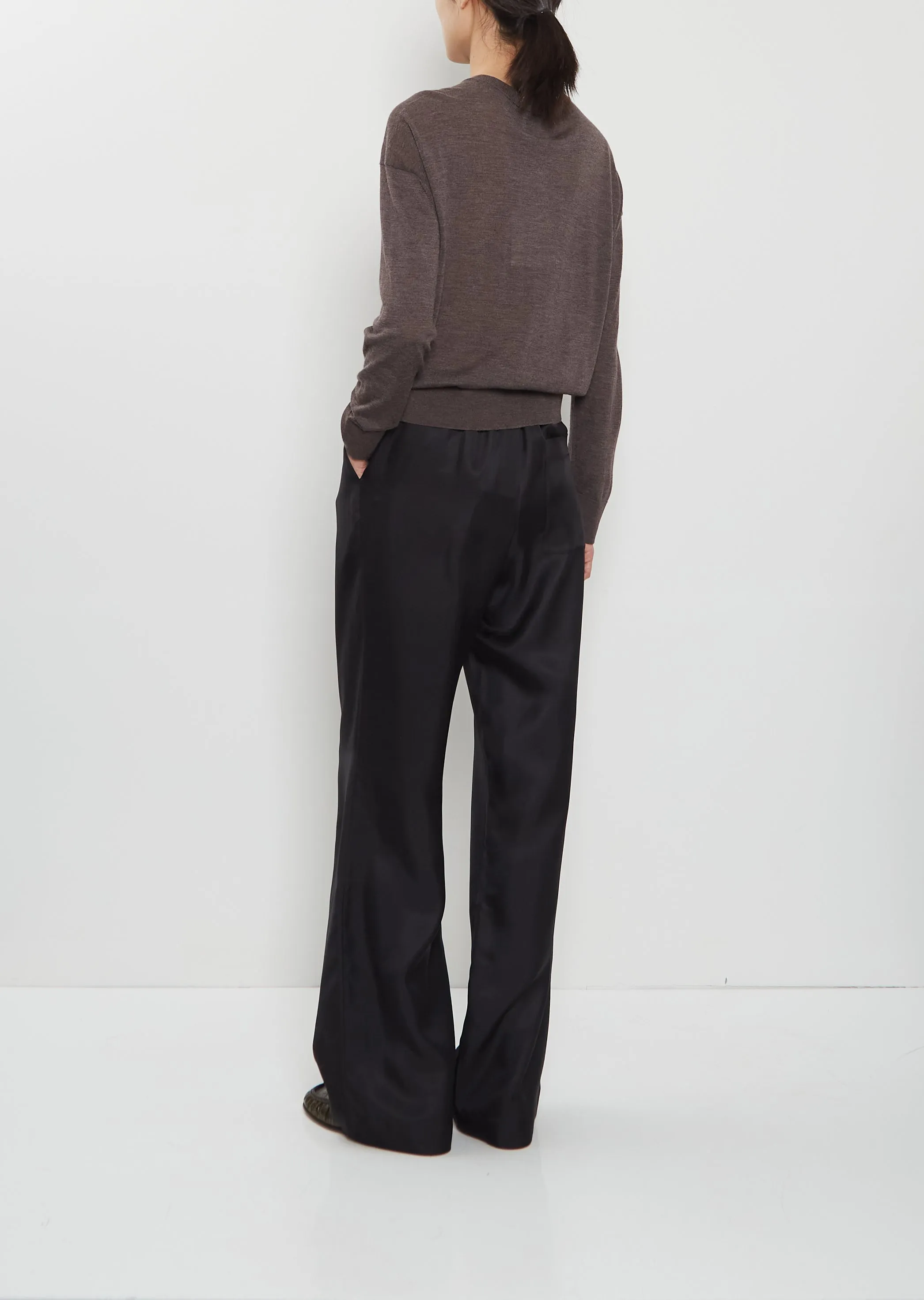Kita Fine Cashmere Cardigan — Brown Melange sold by La Garconne product image thumbnail 3