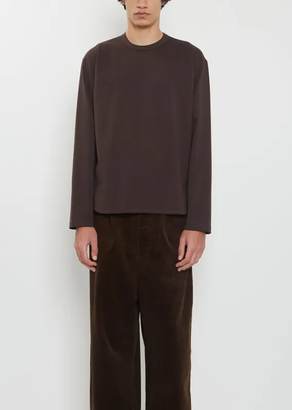Cotton T-Shirt — Dark Brown made by Junya Watanabe