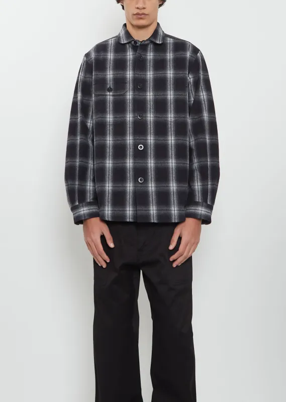 Cotton Leather Shirt sold by La Garconne