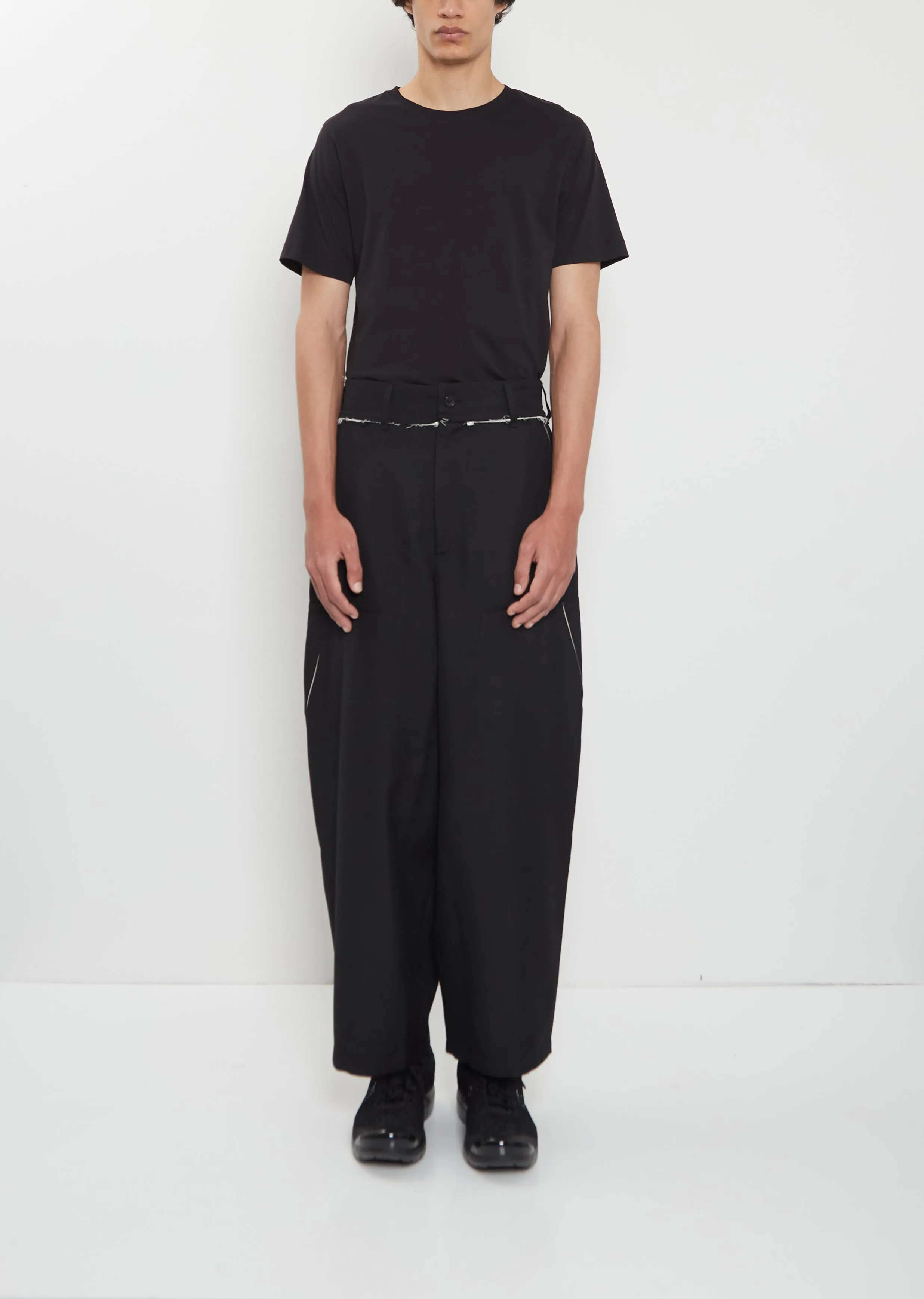 Double Wool Blend Pants sold by La Garconne