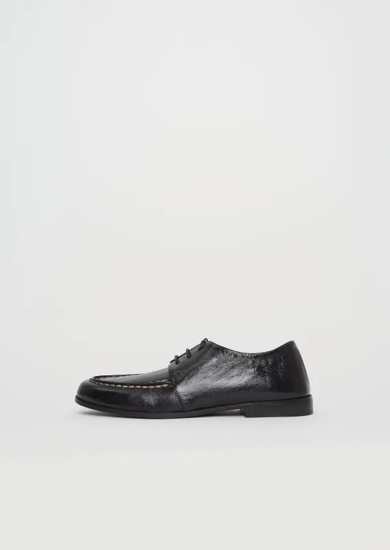 Mobasso Leather Lace-Up Derby sold by La Garconne