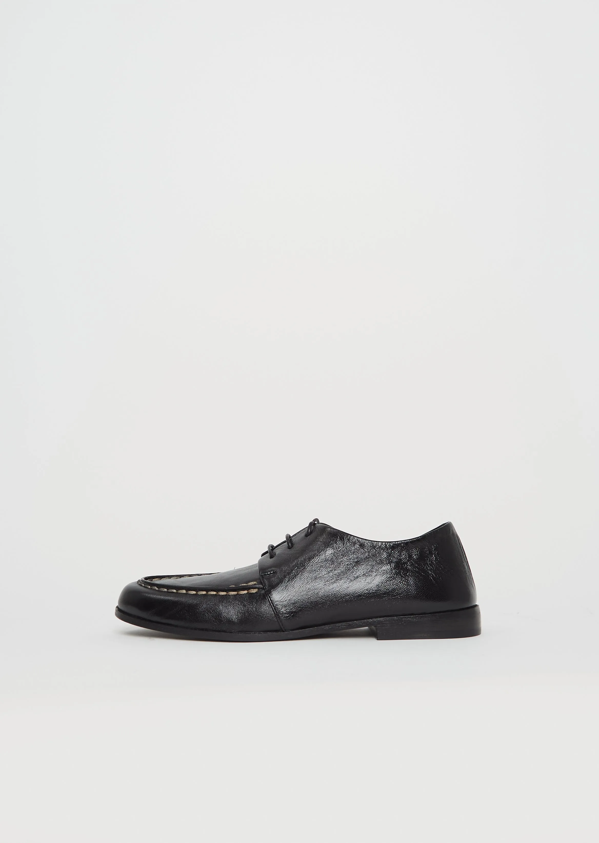 Mobasso Leather Lace-Up Derby sold by La Garconne