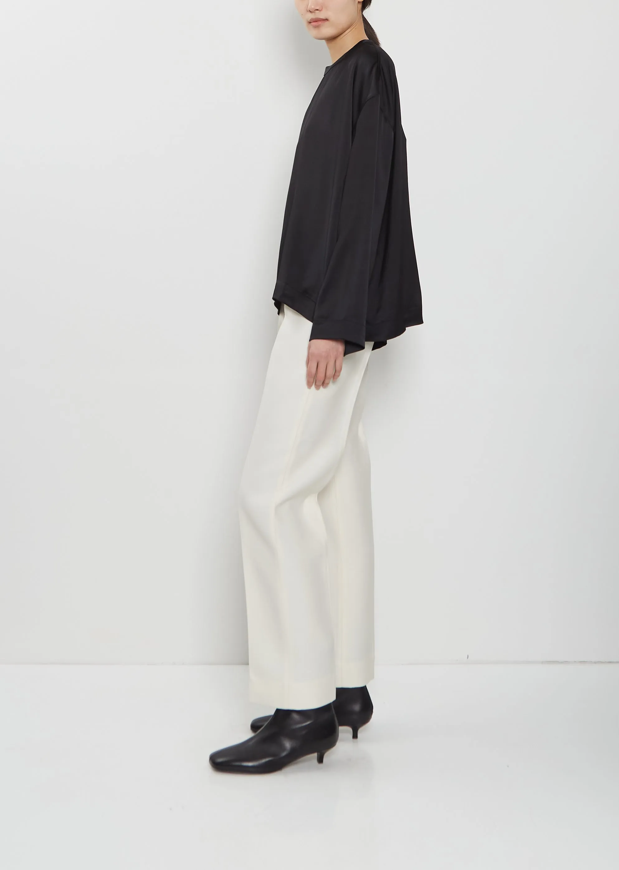 Boxy Satin Top sold by La Garconne product image thumbnail 2