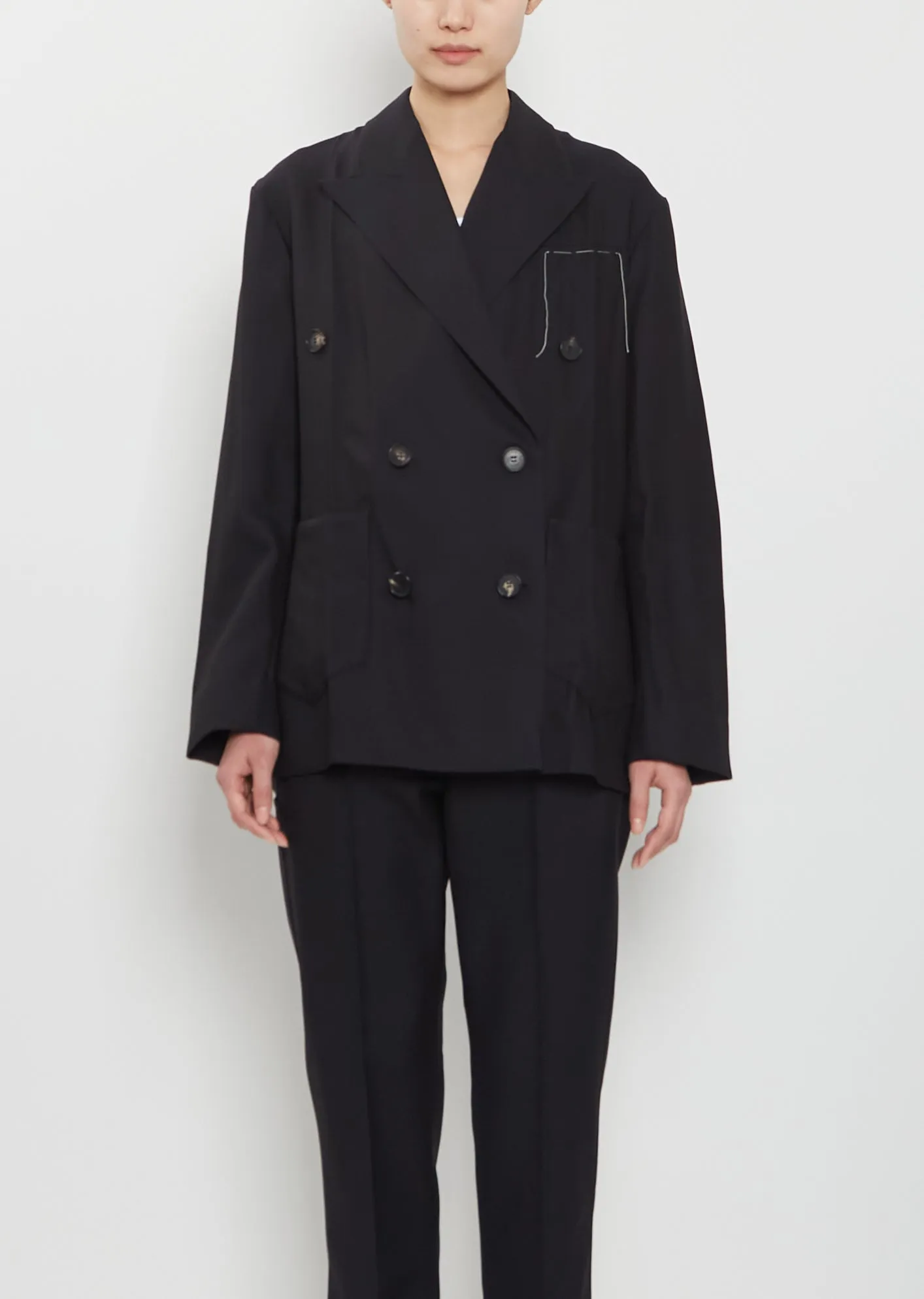 Origami Wool Blend Rubelia Jacket sold by La Garconne