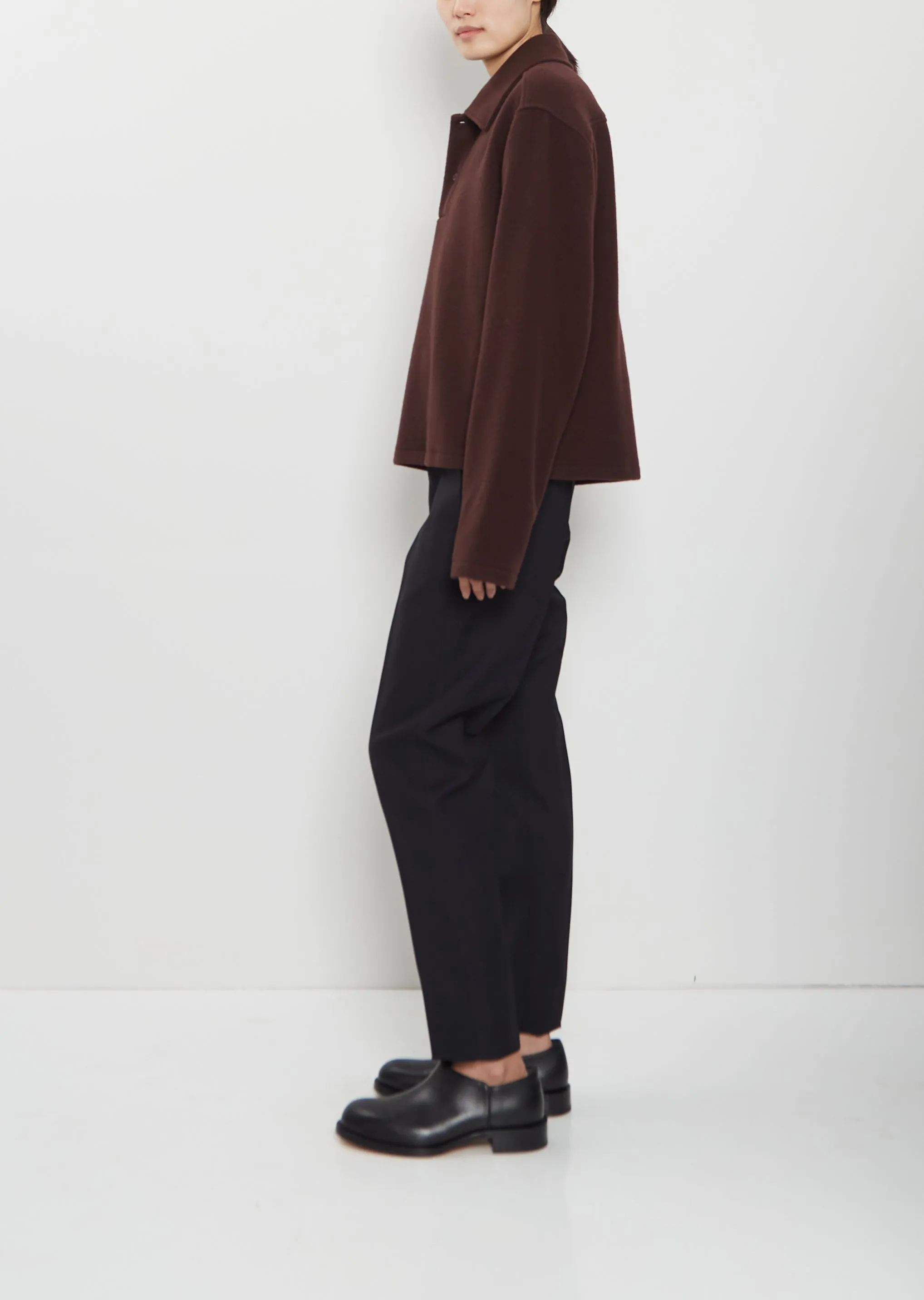 Wool Fleece Polo — Tanin sold by La Garconne product image thumbnail 2