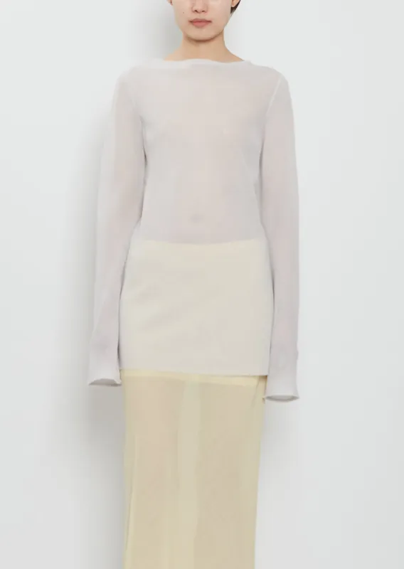 Wool Bias-Cut Top sold by La Garconne